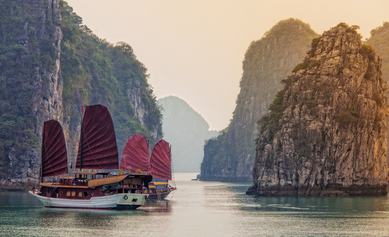 Ha Long Bay in Vietnam