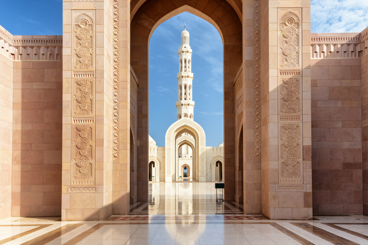 Grande mosquée à Oman