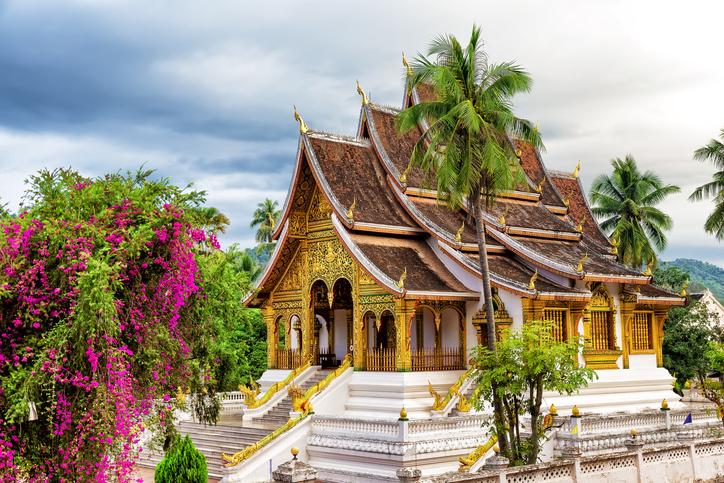 Temple à Luang Pra bang, Laos