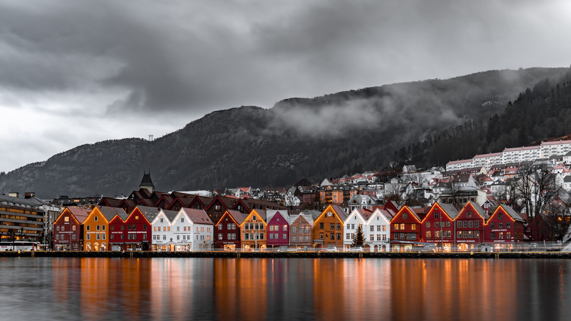 Arrivée à Bergen